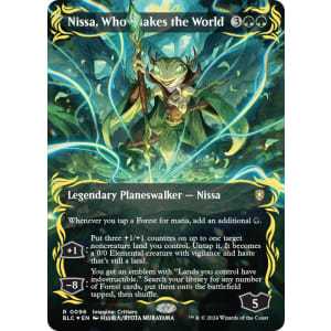Nissa, Who Shakes the World (Raised Foil)